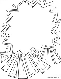 Templates Coloring Pages Classroom Doodles Template Page Art