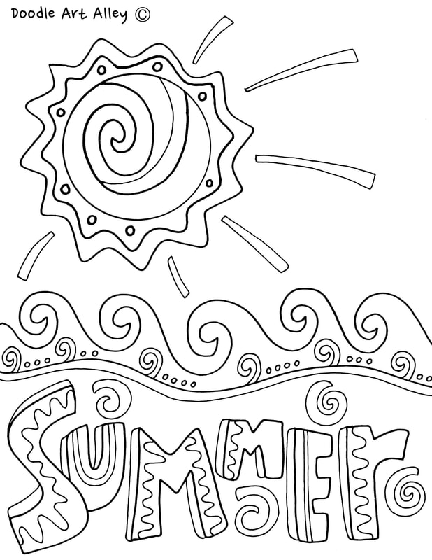 free summer coloring pages for elementary students