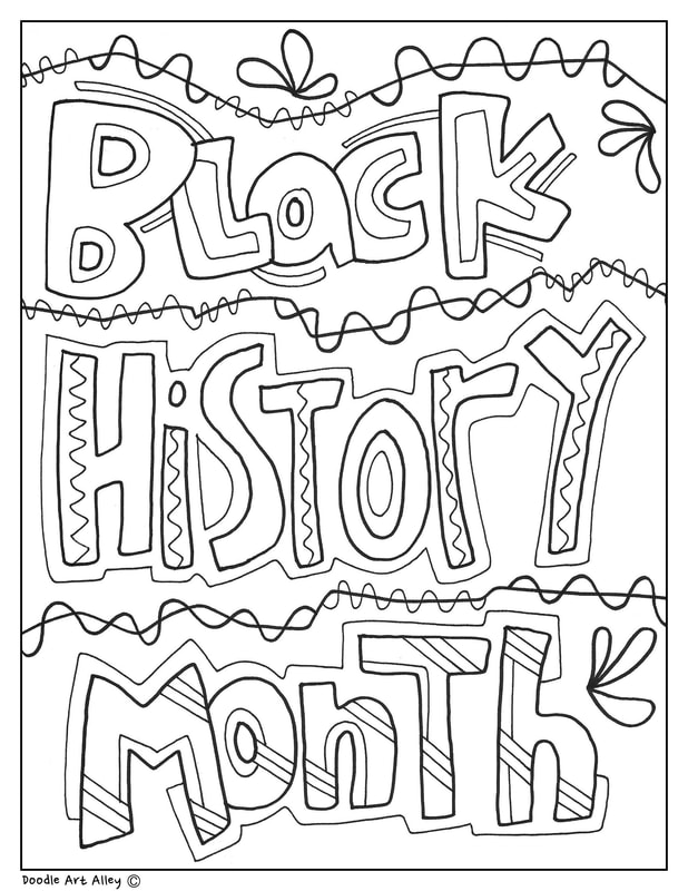 African American Black History Month Printable Activities