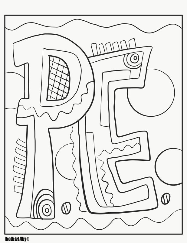 pe coloring pages