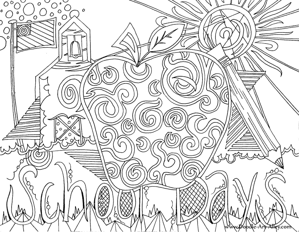 first day of school free coloring pages