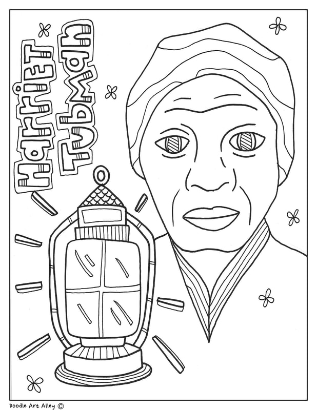 Free Coloring Pages Of Harriet Tubman