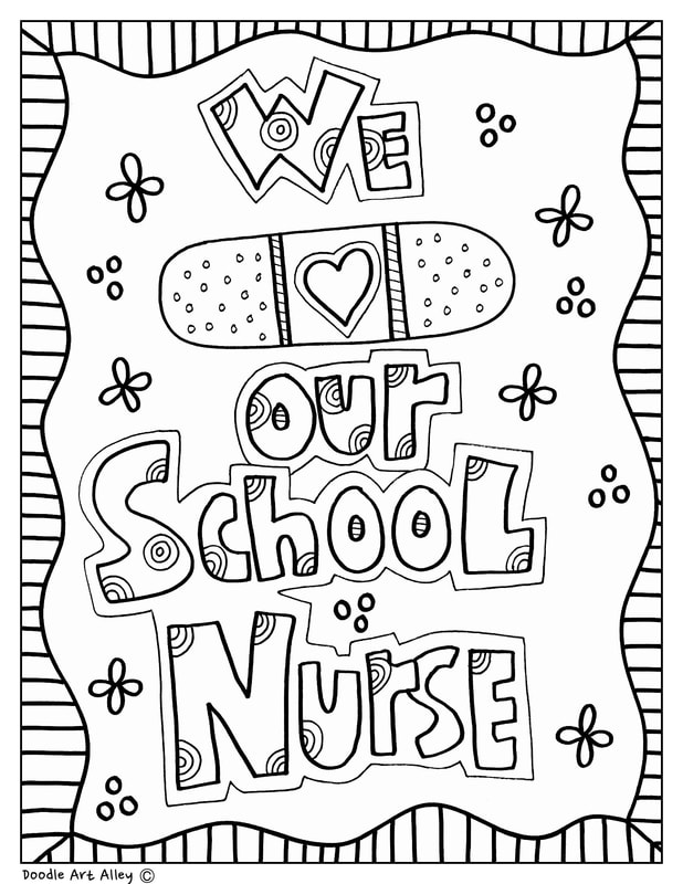 school nurse drawing